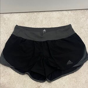 Adidas Women's Athletic Shorts in Black and Gray